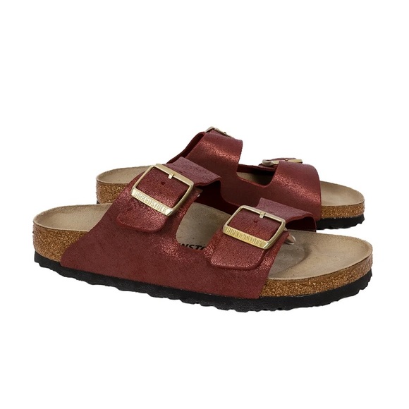 NIB Birkenstock Women's Arizona Suede Sandals - Picture 3 of 5